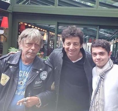 Avec Renaud et Patrick Bruel